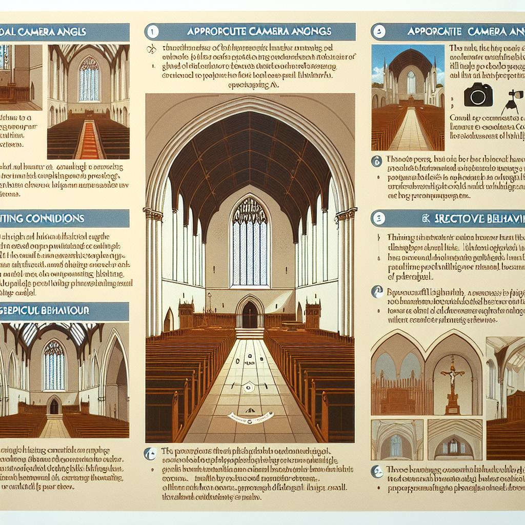 Focení ⁢v kostele: Co potřebujete vědět